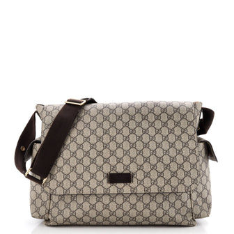 Gucci Diaper Bag GG Coated Canvas