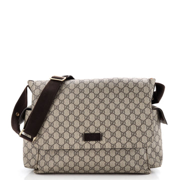 Gucci Diaper Bag GG Coated Canvas