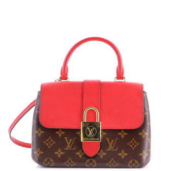 Louis Vuitton Locky Handbag Monogram Canvas with Leather BB