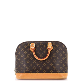 Louis Vuitton Vintage Alma Handbag Monogram Canvas PM