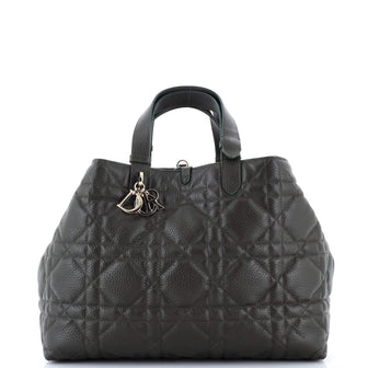 Christian Dior Toujours Tote Bag Macrocannage Quilt Calfskin Large