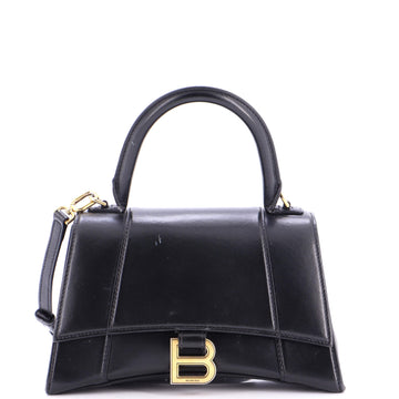 Balenciaga Hourglass Top Handle Bag Leather Medium