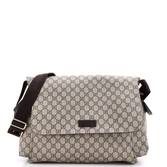 Gucci Diaper Bag GG Coated Canvas