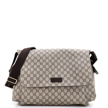 Gucci Diaper Bag GG Coated Canvas