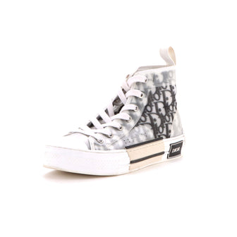 Christian Dior Women's B23 High-Top Sneakers Oblique Coated Canvas and PVC