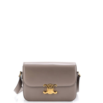Celine Triomphe Shoulder Bag Smooth Calfskin Medium