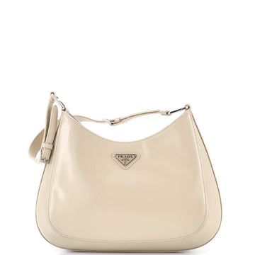 Prada Cleo Shoulder Bag Spazzolato Leather Large