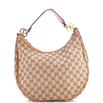 Gucci Twins Hobo GG Canvas Medium