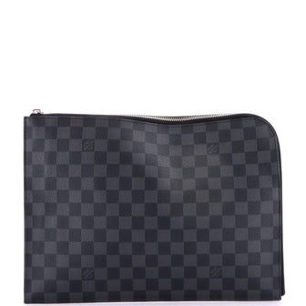 Louis Vuitton Zip Around Pochette Jour Damier Graphite GM