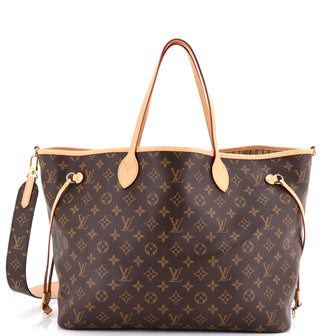 Louis Vuitton Neverfull Bandouliere Inside Out Monogram Canvas with Leather GM