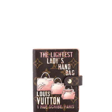 Louis Vuitton Ring Agenda Cover Limited Edition Monogram Canvas PM