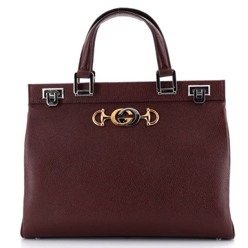 Gucci Zumi Top Handle Bag Leather Medium