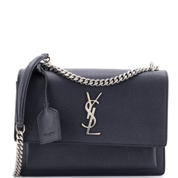 Saint Laurent Sunset Crossbody Bag Leather Medium