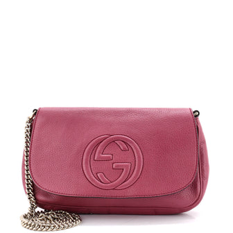 Gucci Soho Chain Crossbody Bag Leather Medium