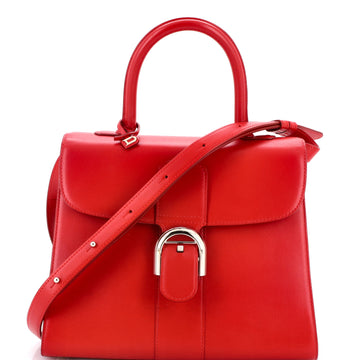 Delvaux Brillant Top Handle Bag Leather MM