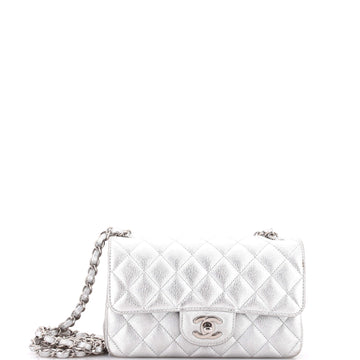 Chanel Classic Single Flap Bag Quilted Metallic Lambskin Mini
