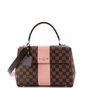 Louis Vuitton Bond Street Handbag Damier with Leather MM