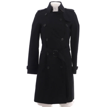 Burberry Women's Kensington Mid-Length Trench Coat Cotton
