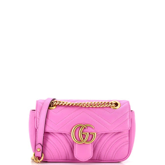 Gucci GG Marmont Flap Bag Matelasse Leather Mini