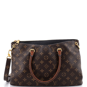 Louis Vuitton Pallas Tote Monogram Canvas with Leather
