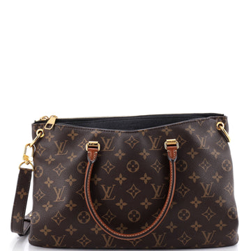 Louis Vuitton Pallas Tote Monogram Canvas with Leather