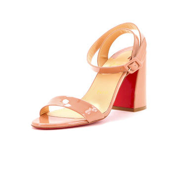 Christian Louboutin Women's Miss Sabina Heeled Sandals Patent 85