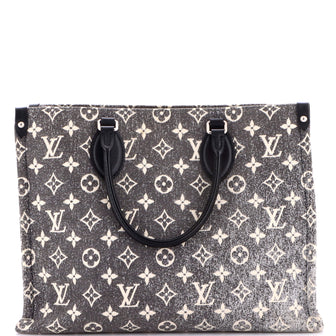 Louis Vuitton OnTheGo Tote Monogram Jacquard Denim MM
