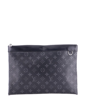 Louis Vuitton Discovery Pochette Monogram Eclipse Canvas GM