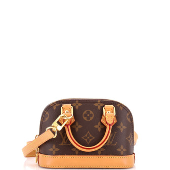 Louis Vuitton Alma Handbag Monogram Canvas Nano