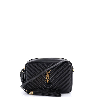 Saint Laurent Lou Camera Bag Matelasse Chevron Leather Small