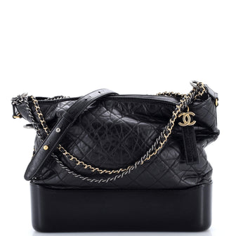Chanel Gabrielle Hobo Quilted Aged Calfskin Large