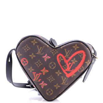 Louis Vuitton Coeur Handbag Limited Edition Fall in Love Monogram Canvas