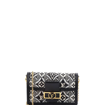 Louis Vuitton Dauphine Chain Wallet Limited Edition Since 1854 Monogram Jacquard