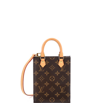 Louis Vuitton Petit Sac Plat Bag Monogram Canvas