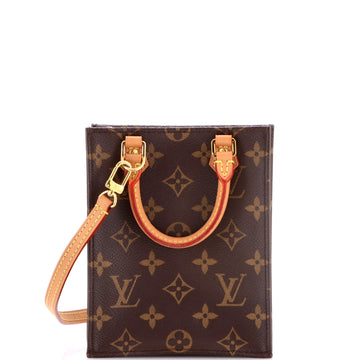 Louis Vuitton Petit Sac Plat Bag Monogram Canvas