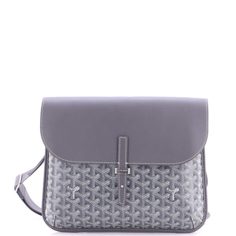Goyard Coursier Messenger Bag Coated Canvas and Leather