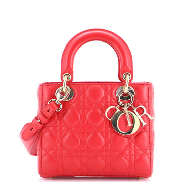 Christian Dior My Lady Dior Bag Cannage Quilt Lambskin