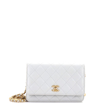 Chanel Pearl Crush Wallet on Chain Quilted Lambskin