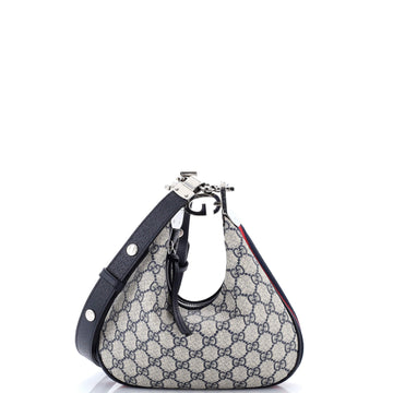 Gucci Attache Shoulder Bag GG Coated Canvas Small