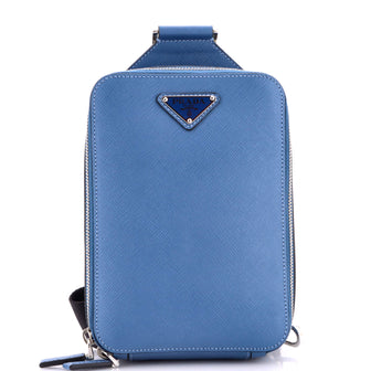 Prada Brique Sling Bag Saffiano Leather