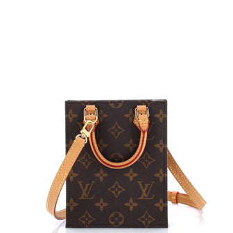 Louis Vuitton Petit Sac Plat Bag Monogram Canvas