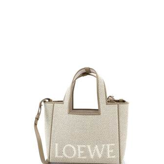 Loewe Paula's Ibiza Logo Convertible Tote Canvas Small