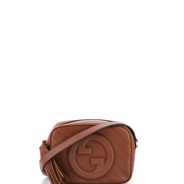 Gucci Blondie NM Camera Shoulder Bag Diagonal Quilted Leather Small