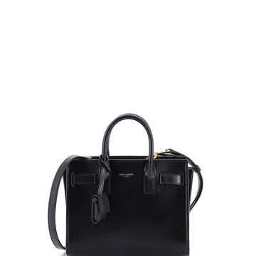 Saint Laurent Sac de Jour Bag Leather Nano