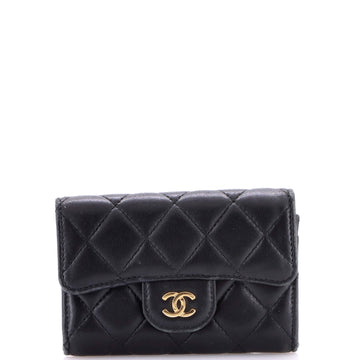 Chanel Classic Flap Card Case Quilted Lambskin
