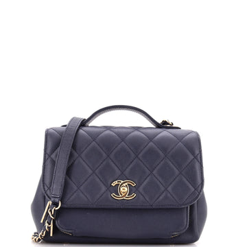 Chanel Business Affinity Flap Bag Quilted Caviar Small