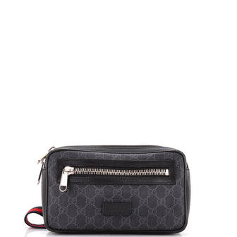 Gucci Soft Zip Belt Bag GG Coated Canvas Small
