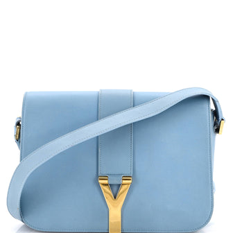 Saint Laurent Chyc Flap Bag Leather Medium