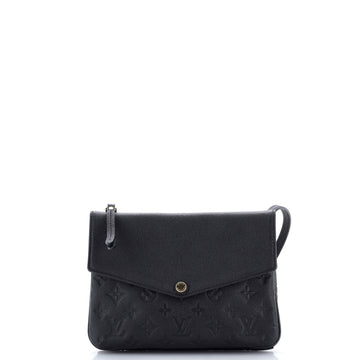 Louis Vuitton Twice Handbag Monogram Empreinte Leather