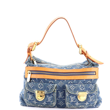 Louis Vuitton Baggy Handbag Denim PM